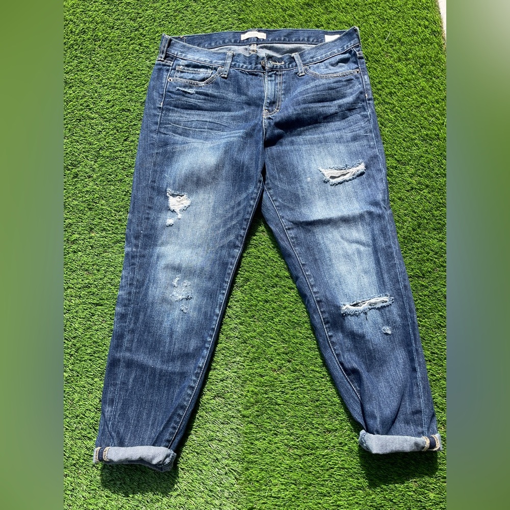 Abercrombie dark boyfriend jeans